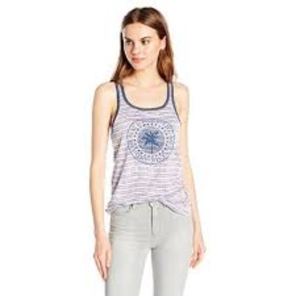 Roxy Racer back Top - Womans Medium NWOT - the mountain and the wave - Picture 1 of 7